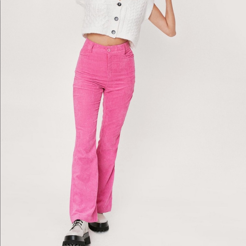 Corduroy High Waisted Flare Pants